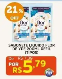 Pinheiro Supermercado Sabonete liquido flor de ype 200ml refil oferta