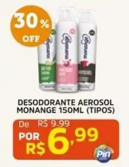 Pinheiro Supermercado Desodorante aerosol monange oferta