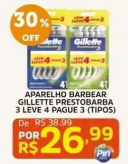 Pinheiro Supermercado Aparelho barbear gillette prestobarba oferta
