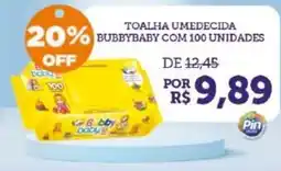 Pinheiro Supermercado toalha umedecida bubbybaby oferta
