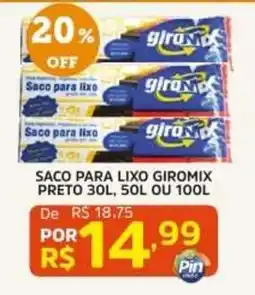 Pinheiro Supermercado Saco para lixo giromix oferta