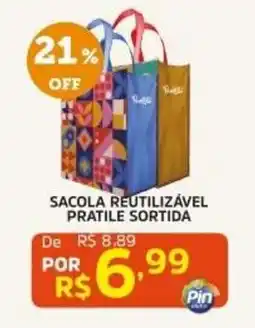 Pinheiro Supermercado sacola reutilizável pratile sortida oferta