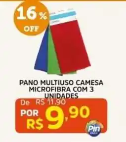 Pinheiro Supermercado Pano multiuso camesa microfibra oferta