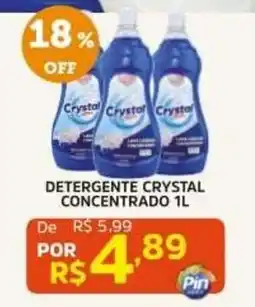 Pinheiro Supermercado Detergente crystal concentrado oferta