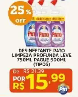 Pinheiro Supermercado Desinfetante pato limpeza profunda oferta