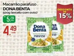 Cometa Supermercados Macarrão parafuso dona benta oferta