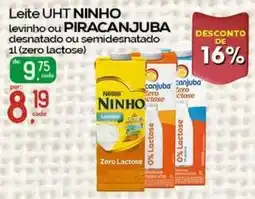Cometa Supermercados Leite uht ninho levinho ou piracanjuba desnatado ou semidesnatado oferta