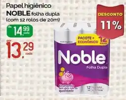 Cometa Supermercados Papel higiênico noble folha dupla oferta