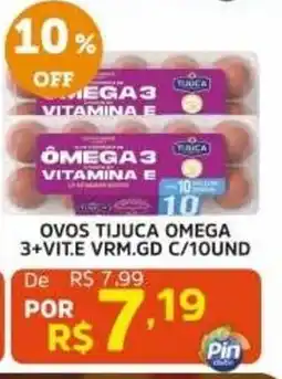 Pinheiro Supermercado ovos tijuca omega 3+vit.e vrm.gd oferta