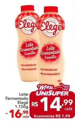 UniSuper Leite fermentado elegê oferta