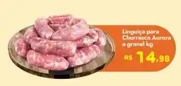 Supermercados Rondon Linguiça para Churrasco Aurora oferta