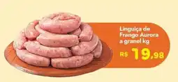 Supermercados Rondon Linguiça de Frango Aurora oferta