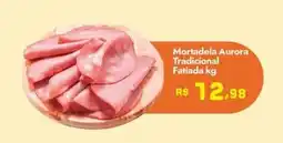 Supermercados Rondon Mortadela Aurora Tradicional Fatiada oferta