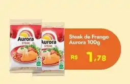 Supermercados Rondon Steak de frango aurora oferta