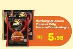 Supermercados Rondon Hambúrguer aurora premium oferta