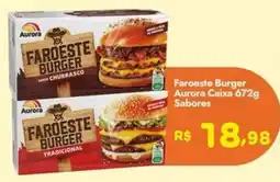 Supermercados Rondon FaroeSte Burger Sabores oferta