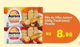 Supermercados Rondon Pão de alho aurora tradicional/picante oferta