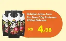 Supermercados Rondon Bebida Láctea Auro Pro Teen 10g Proteínas oferta