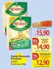 Atacadão President - queijo mussarela oferta
