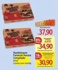 Atacadão Aurora - hambúrguer faroeste oferta