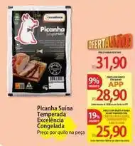 Atacadão 19 - picanha suína temperada excelência congelada oferta