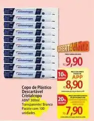 Atacadão Cristalcopo - copo de plástico descartavel cristalcopo oferta