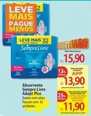 Atacadão Sempre livre - absorvente adapt plus oferta