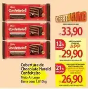Atacadão Harald - cobertura de chocolate confeiteiro oferta