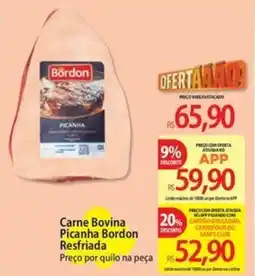 Atacadão Carne Bovina Picanha Bordon Resfriada oferta