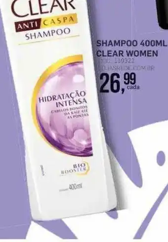 Lojas Rede Shampoo Clear Women oferta