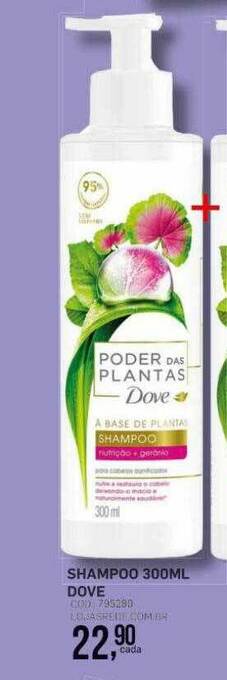 Lojas Rede Shampoo Dove oferta
