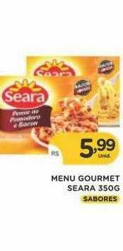 Supermercados Real Menu Gourmet Seara oferta