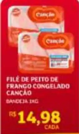 Assaí Atacadista Filé de peito de frango congelado canção oferta