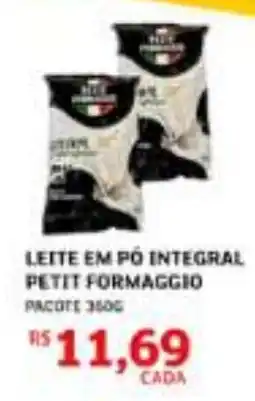 Assaí Atacadista Leite em pó integral petit formaggio oferta