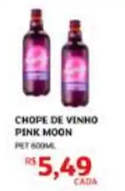 Assaí Atacadista Chope de vinho pink moon oferta