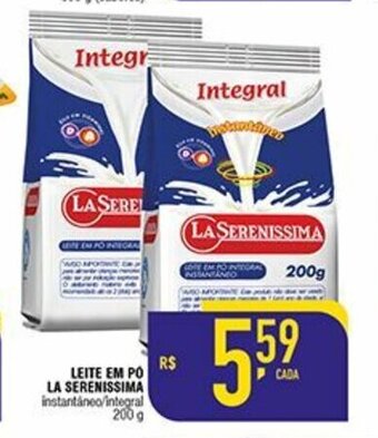 Mercantil Rodrigues Leite em po La Serenissima 200g oferta