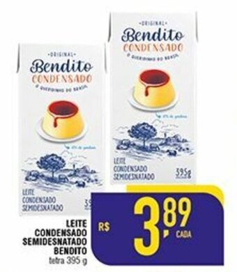 Mercantil Rodrigues Leite Condensado Semidesnatado Bendito 395g oferta