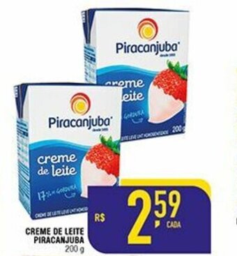 Mercantil Rodrigues Creme de Leite Piracanjuba 200g oferta