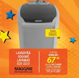 Lojas Cem Lavadora suggar lavamax eco 20.0 oferta