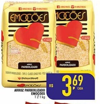Mercantil Rodrigues Arroz Parbolizado Emocoes 1kg oferta