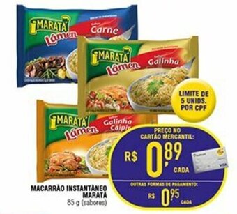 Macarrao Instantaneo Marata Sabores 85g