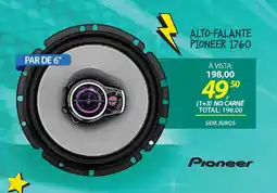 Lojas Cem Alto-falante pioneer 1760 oferta
