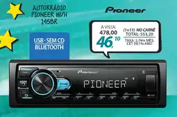 Lojas Cem Autorrádio pioneer mvh 145br oferta