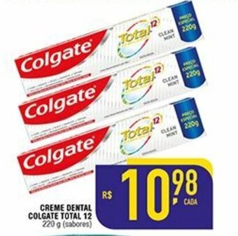 Mercantil Rodrigues Creme Dental Colgate Total 12 220g oferta