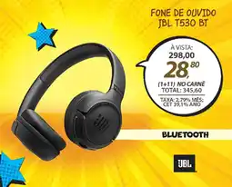 Lojas Cem Fone de ouvido jbl t530 bt oferta