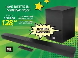 Lojas Cem Home theater jbl soundbar sb180 oferta