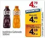 Tenda Atacado Gatorade - isotônico oferta