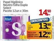 Tenda Atacado Select - papel higiênico neutro folha dupla oferta