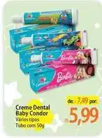 Atacadão Condor - creme dental baby oferta