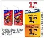 Tenda Atacado Nescau - bebida láctea sabor chocolate tp oferta